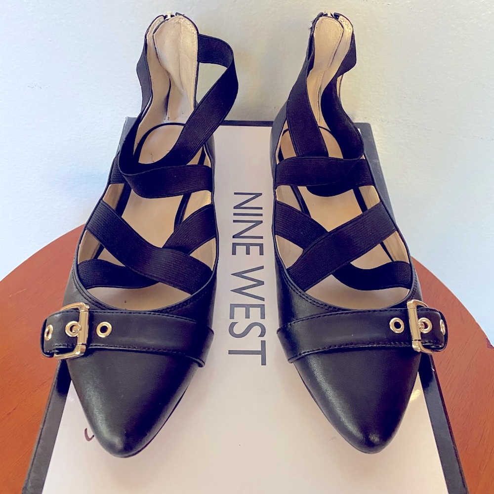♥️ NINE WEST  BALLERINA FLAT SANDALS